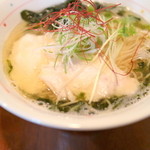 黄昏タンデム - 潮騒の鶏塩そばの鶏肉 '15 7月中旬