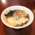黄昏タンデム - 潮騒の鶏塩そば (750円) '15 7月中旬