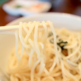 黄昏タンデム - 魚群つけ麺の太麺 '15 7月中旬