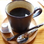 ドリンクセットの珈琲　酸味が効いていて旨し