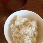 牛タンバル ぶりあん  - ご飯　味噌汁