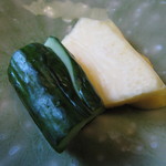 嵐渓荘 - 漬物　胡瓜、糸瓜