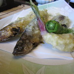 嵐渓荘 - 天ぷら　稚鮎