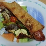 ル パン ドゥ ジョエル・ロブション 渋谷ヒカリエShinQs店 - ハーブソーセージと夏野菜