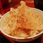 鉄板焼 甚 - 【山ひこ】+700円のガーリックライス