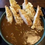 手打ちうどん 袋屋 - とり天カレー南蛮