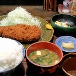 とんかつ小山 - とんかつ定食(ロース)