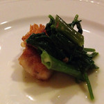 f - 甘鯛と空芯菜