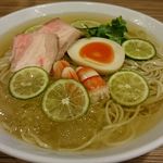 麺屋さくら - 夏限定の冷し第２弾　汐　Coronibo　スダチ爽快涼麺