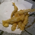 さかなや - お造り膳の小天ぷら