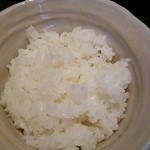 さかなや - お造り膳の白御飯