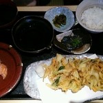 さかなや - 旬のかき揚げ膳 1058円
