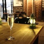 バビットラウンジ - BBQコースのサービススプマンテ