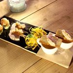 バビットラウンジ - BBQコースの前菜も綺麗♪