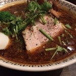 スパイス・ラー麺 卍力 - ＜2015年8月再訪＞スパイスラーメン・780円＋肉切れっ端・100円