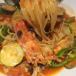 鯛めし槇 - アルデンテのパスタ