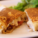 Café des Amis - Chicken, avocado, mozzarella, tomato and Caesar $10.95