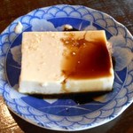 そば繁 - 地鶏炭焼き膳　くみあげ豆腐