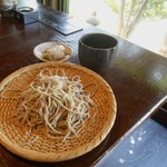 そば繁 - 地鶏炭焼き膳　二八お蕎麦