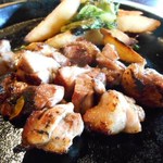 そば繁 - 地鶏炭焼き膳　熊野地鶏炭焼き