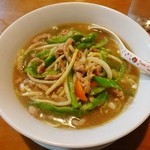 晴晴居酒屋 - 青椒肉絲麺　700円