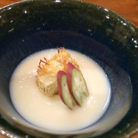 佳肴岡もと - へしこの味をうつした冬瓜のすり流し