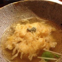 みかわ 是山居 - コースの〆・かきあげの天ちゃ