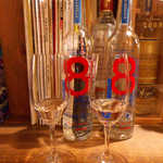 Gatito - オチョ（8）ブランコ飲み比べ。左は2015年製、右は2013年製。原料アガベの畑が異な