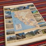 南米ペルー料理 Misky - メニューの最後のページのペルーの地図