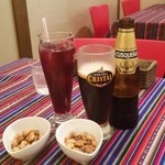 南米ペルー料理 Misky - ペルーの地ビール「クスケニャビール 黒 (650円)」で乾杯♪
