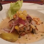 南米ペルー料理 Misky - 「セビチェ・ミキスト (998円)」