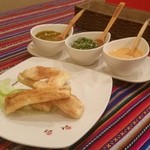 南米ペルー料理 Misky - 「ユカ・フリタ (600円)」、さくさくとした山芋のフライ