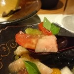 こふく - トマトと桃。リフト(^-^)/