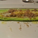 リストランテ カノフィーロ - 八列いなきびのオーヴン焼きと夏トリュフ