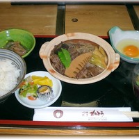 すき焼割烹 かとう - すき焼膳ランチ　1080円