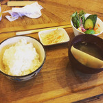 Kamajii - チキン定食のセット