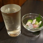 Sakaba Uoino - お酒は冷酒をいただきました。富久長(700円)喜久泉(600円)麒麟山(550円)