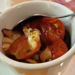 ミ・カーサ - タコとトマトのバジル和え