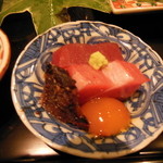 北新地 弧柳 - ・ニュージーランド産生ホンマグロと焼きハランボ