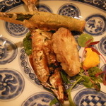 北新地 弧柳 - 琵琶湖天然鮎タテ酢かけ焼き