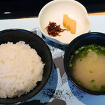 Kagoshima Karen - ご飯、味噌汁、香の物