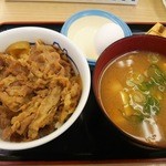 松屋 - プレミアム牛めし豚汁セット610円