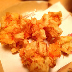 銀座 しまだ - 車海老と長芋のかき揚げ