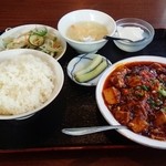 麻婆豆腐定食 780円