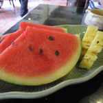 Mekong Rest Stop - どえらい甘いスイカ♪