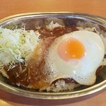 ターバンカレー - ターバンカレー＠須坂インター店（長野）　目玉焼きカレー