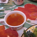 キャナリィ・ロウ 上越店 - フリードリンクのスープ