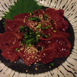 雑賀 - レバ刺し 580円
