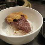 SATOブリアン - ブリ飯：シャトーブリアンと唐津の赤雲丹