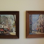 時の回廊 - トイレ内の絵画